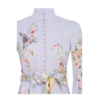 Rebellion Button Mini Dress