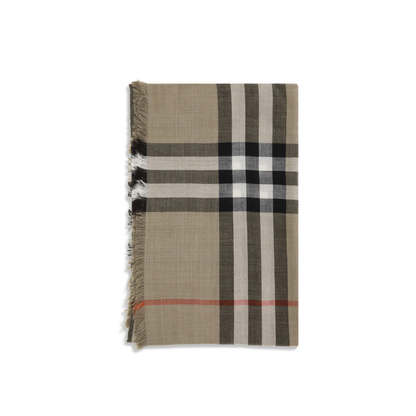 MAYFEYR - Burberry - Check Reversible Wool And Silk Scarf - 8116748C3264