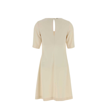 MAYFEYR - Herno - Ivory Stretch Crepe Dress - AB000082D128851200