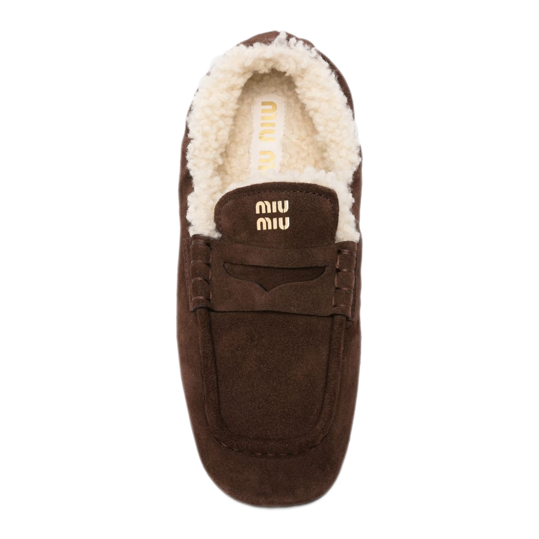 MAYFEYR - Miu Miu - Flat Shoes Brown - 5D341EZ0GF0003