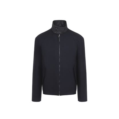 MAYFEYR - Bottega Veneta - Midnight Blue Cotton Gabardine Jacket - 874709V6CK04071