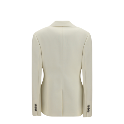 MAYFEYR - Versace - Stretch Wool Blazer With Embroidered Lapels - 10269221A183051W740