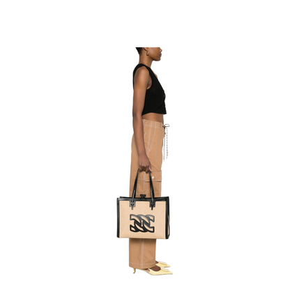 Beaurivage Braided Raffia Tote - Multicolor