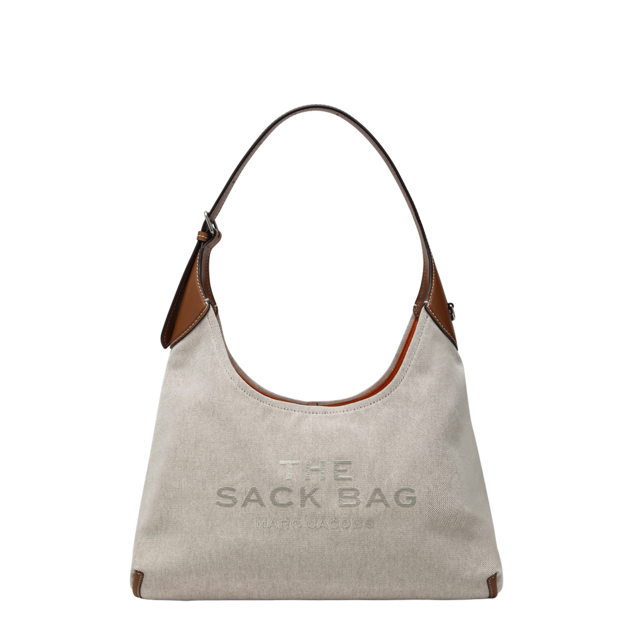 MAYFEYR - Marc Jacobs - Sack Bag Bucket Bag In Canvas And Leather Beige Argan - 2S6HSH003H02CO257