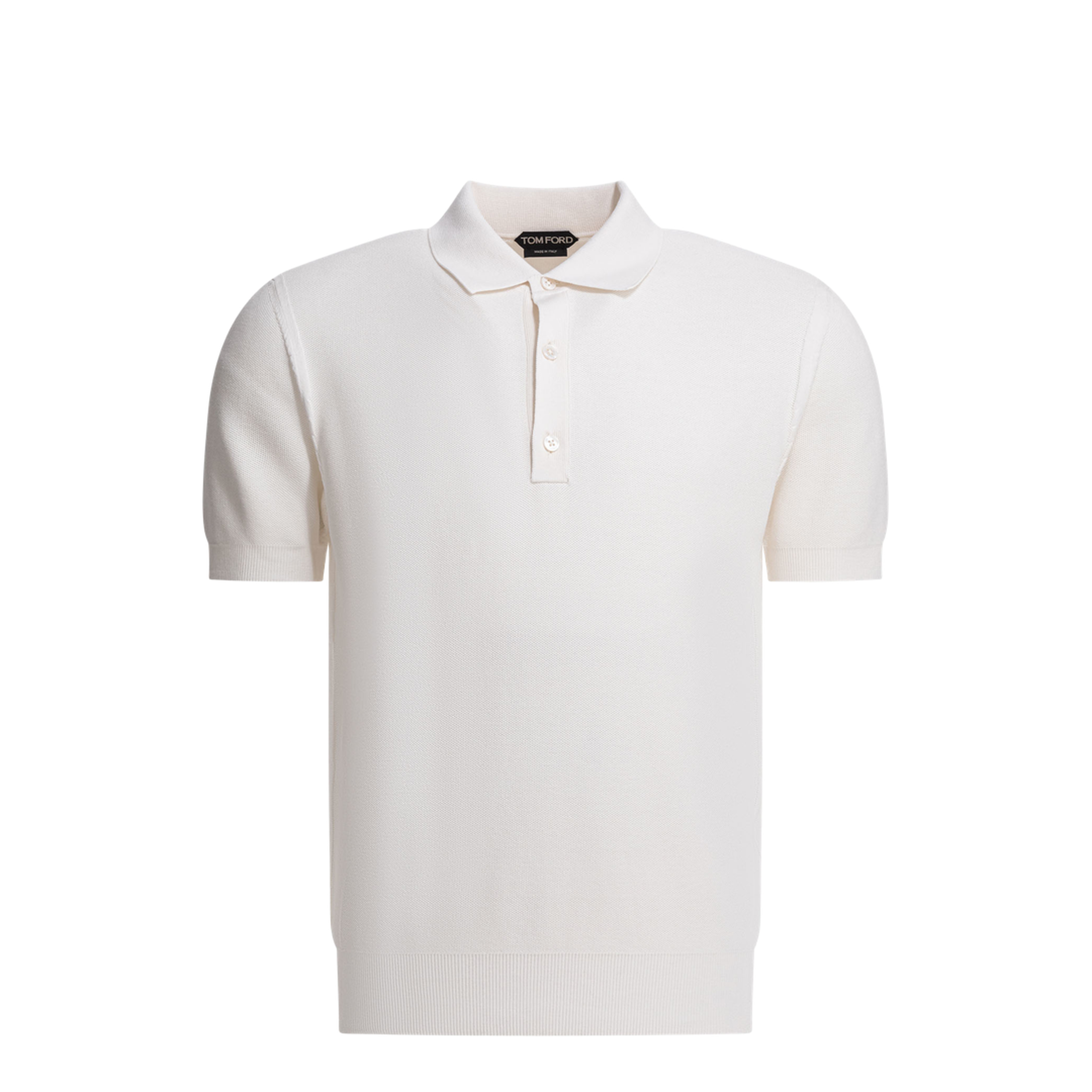 MAYFEYR - Tom Ford - Silk And Cotton Pique Polo Shirt - KPS033YMS142WAB