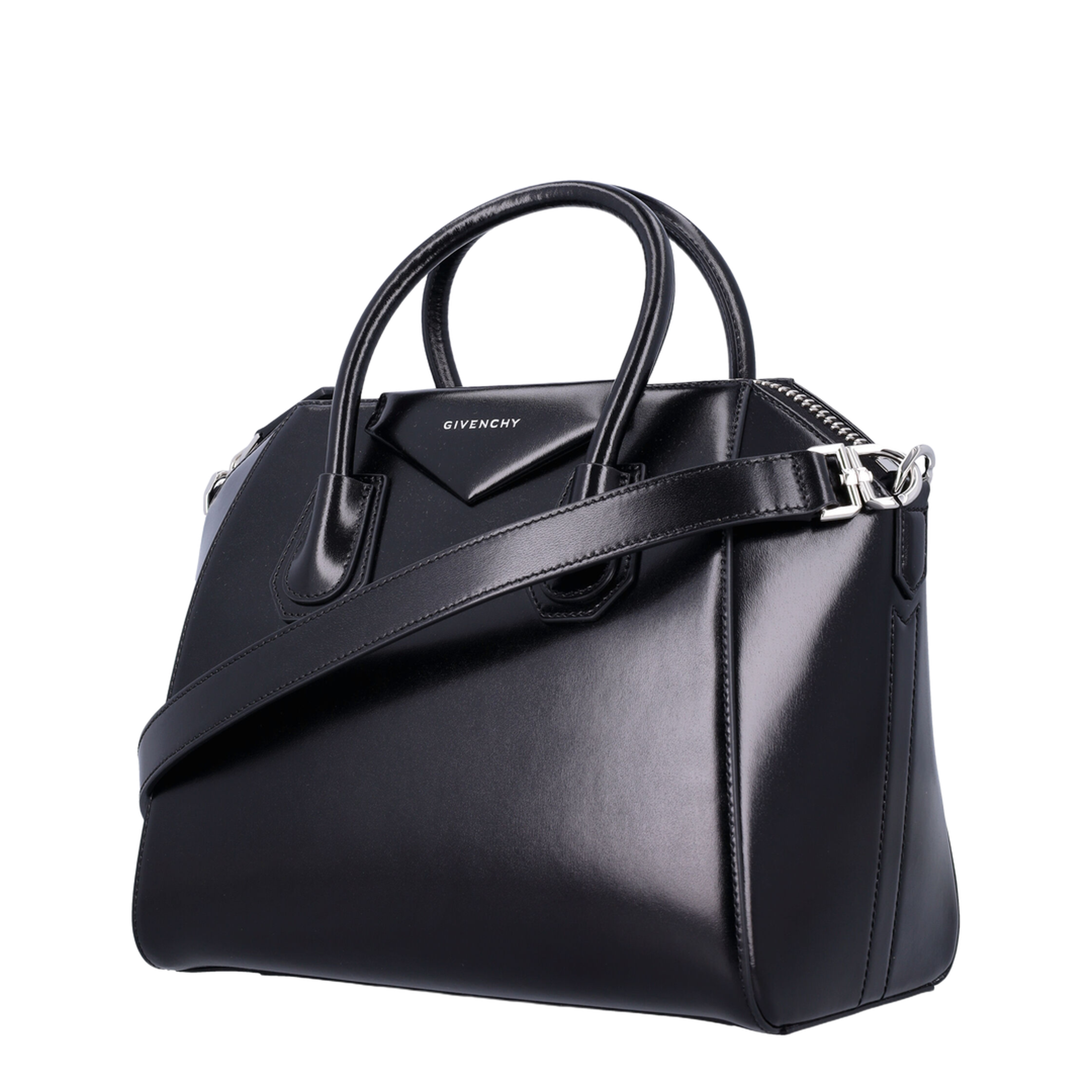 Antigona Small Leather Shoulder Bag