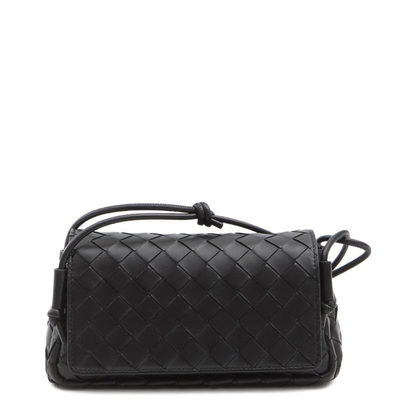 Messenger Bag Intrecciato Black