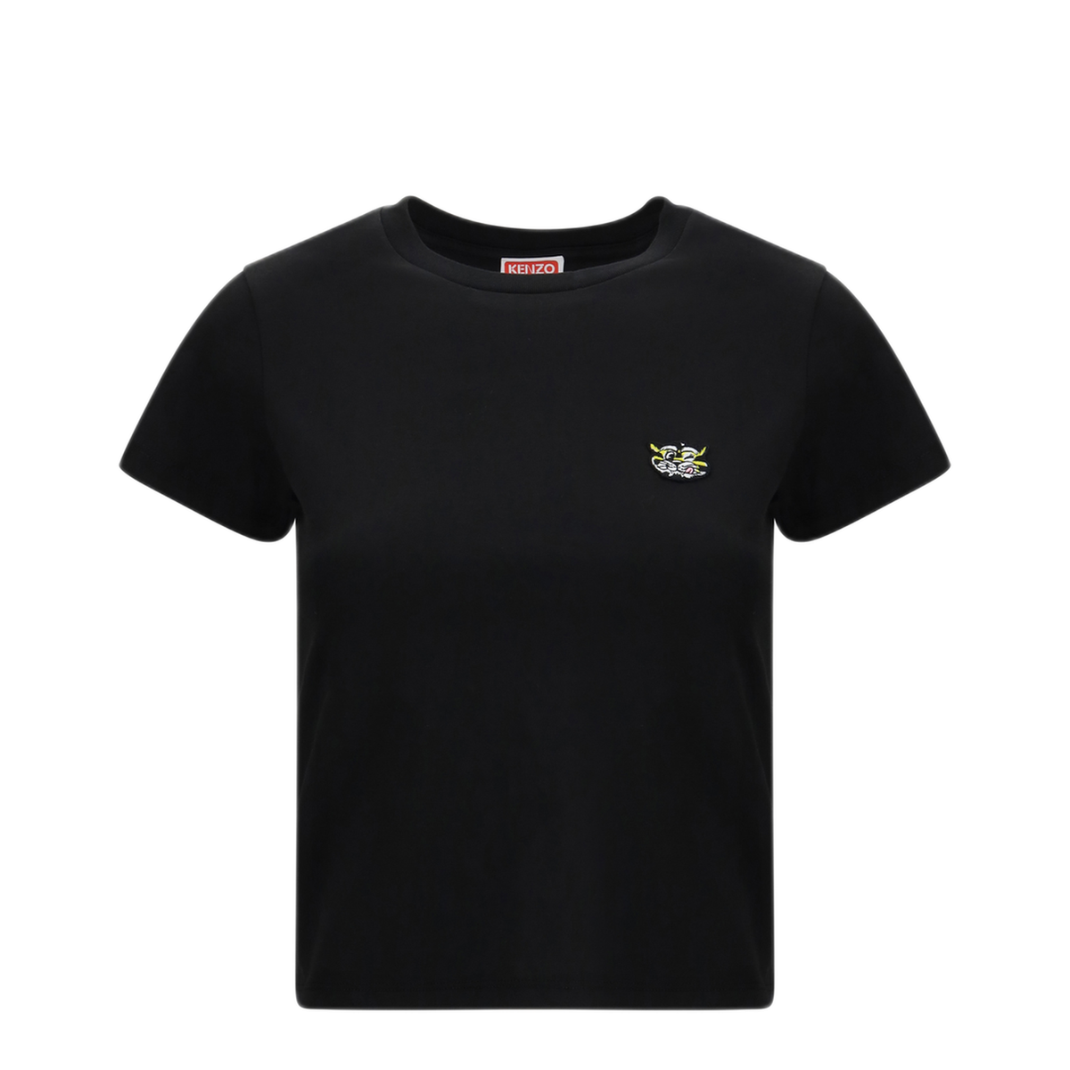MAYFEYR - Kenzo - Cotton T Shirt With The Embroidered Wild Tiger - FG52TS2164SO99J