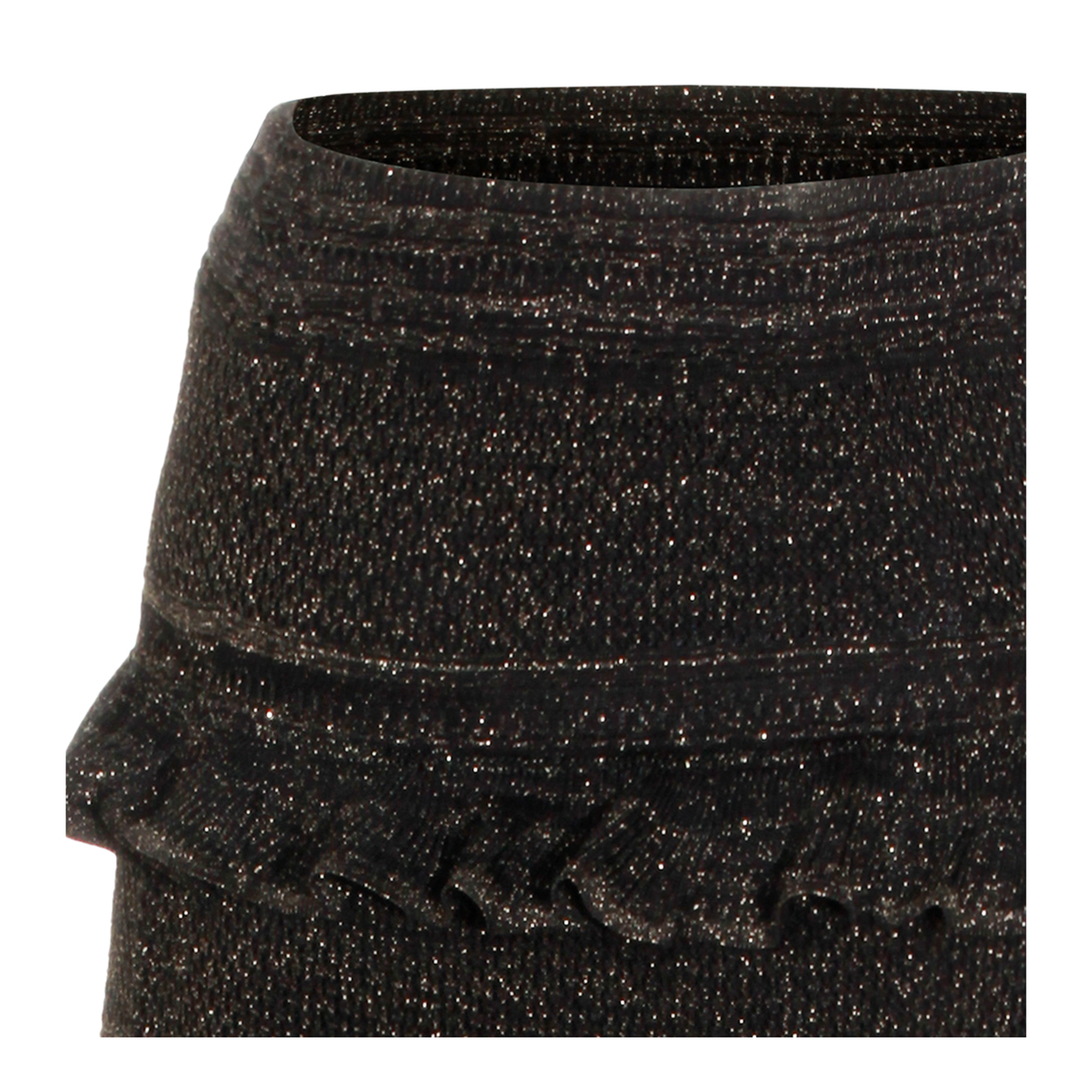 Metallic Black Skirt