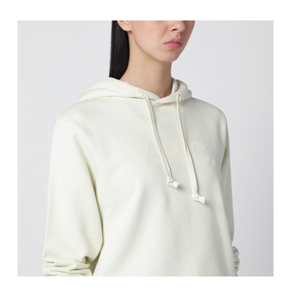 MAYFEYR - A.P.C. - Ecru Sweatshirt With Logo Print - COHMC-M27908COINDIGO