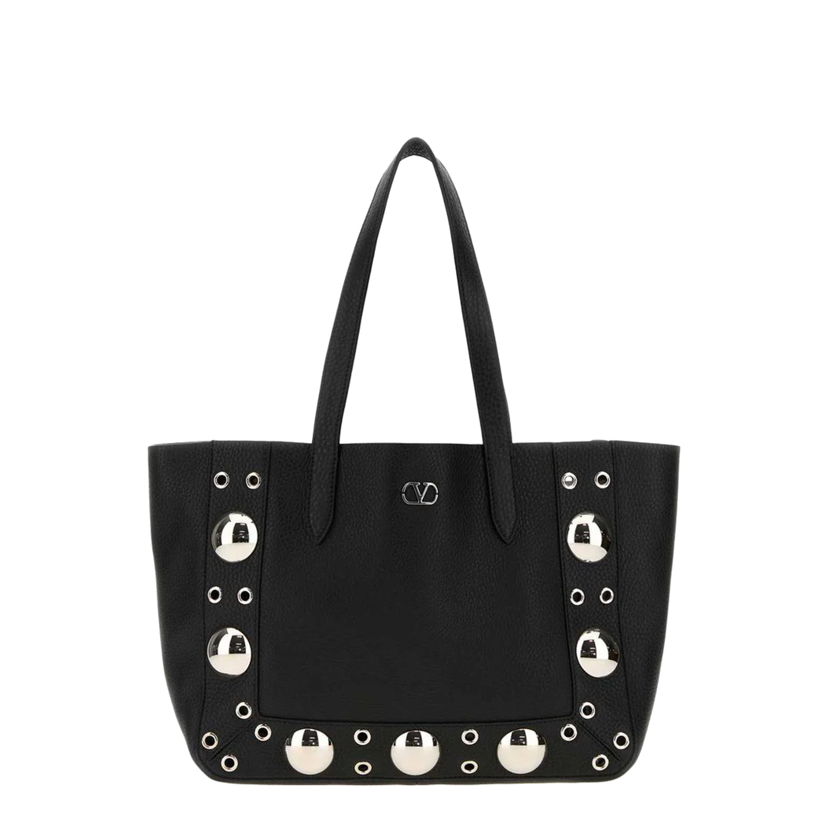 Black Leather Small Nellcôte Shopping Bag