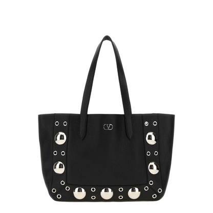 Black Leather Small Nellcôte Shopping Bag
