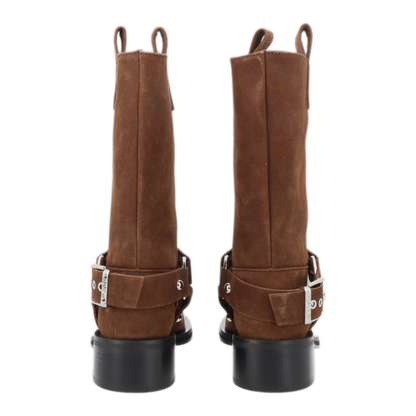 Biker Boots In Suede