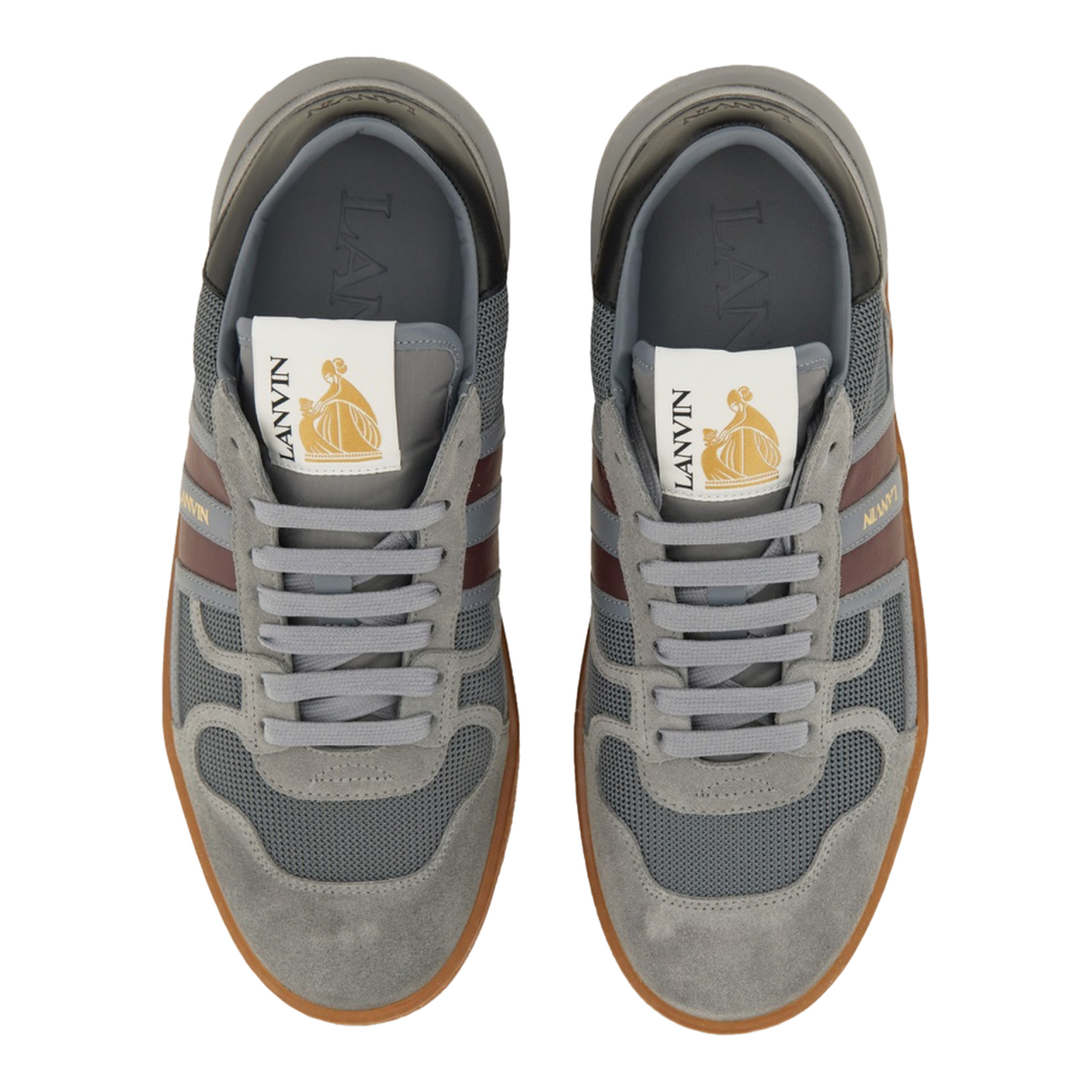 Mesh, Suede and Nappa Leather Sneaker