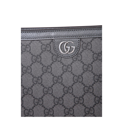 Ophidia Small Leather Pouch - Black