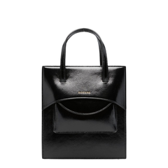 Medium Calf Leather Bag - Black