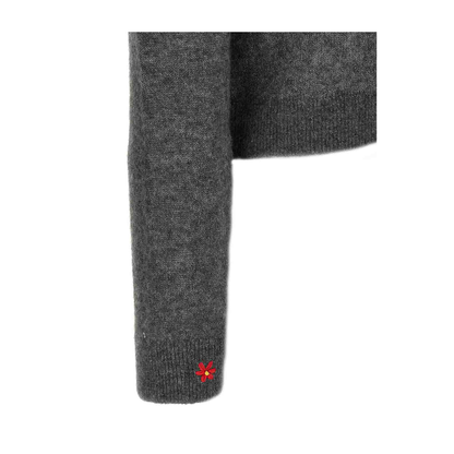 Embroidery Cardigan Grey