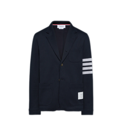 MAYFEYR - Thom Browne - Sack Jacket In Double Face Knit W/ Eng 4Bar - MJT575A07545415