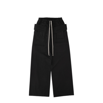 MAYFEYR - Rick Owens - Cotton Trousers Black - DU02F6394TW09