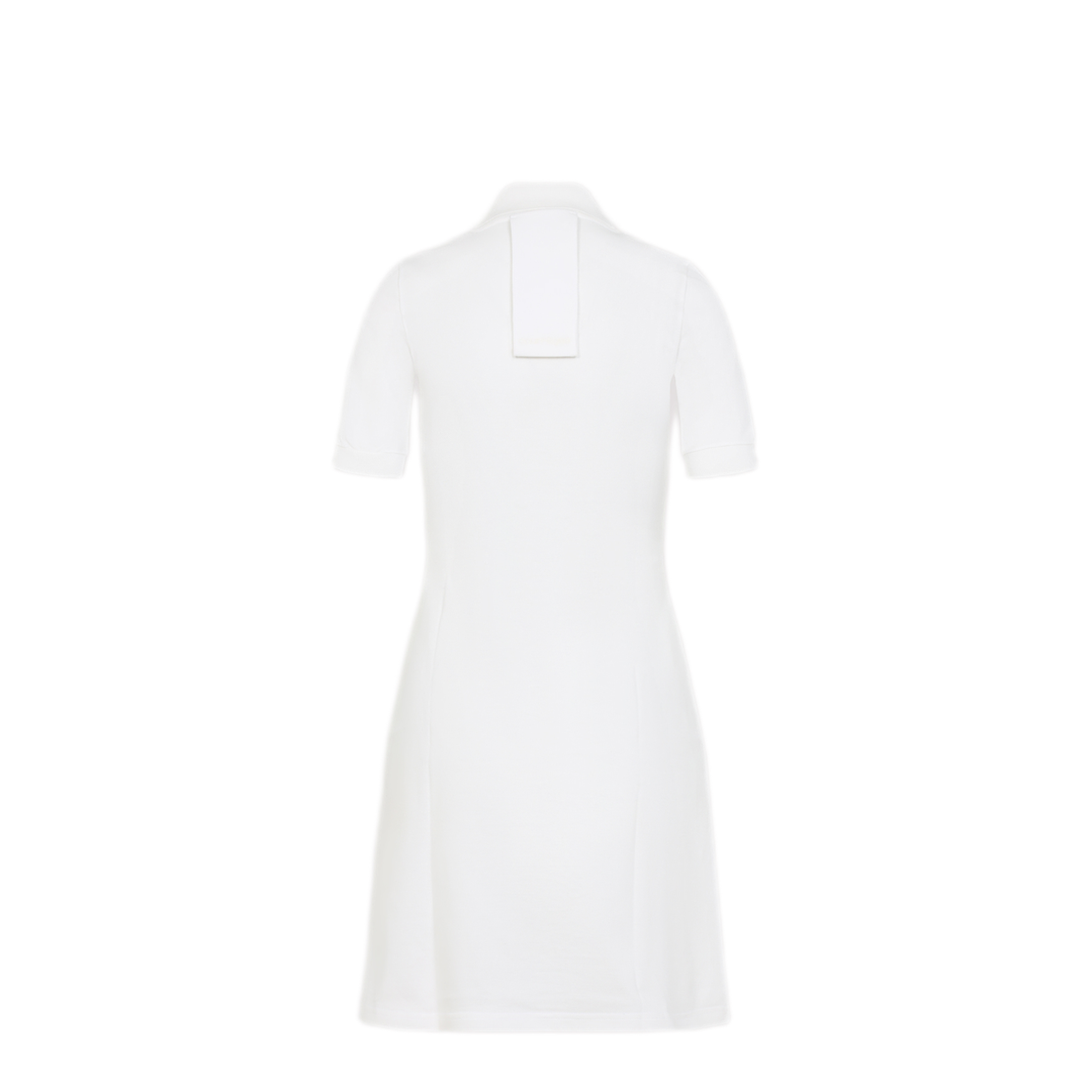 MAYFEYR - Courreges - Natural White Cotton Piqu Polo Dress - 125JRO554JS01930079