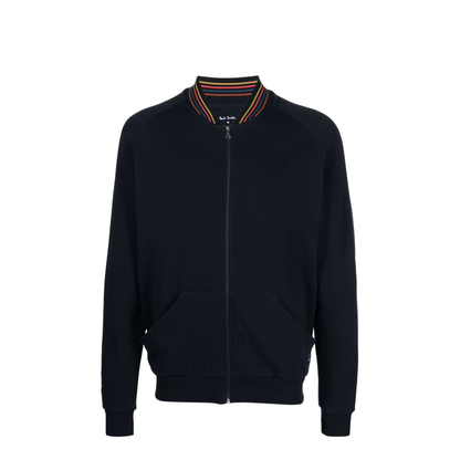 Stripe-Detail Cotton Jacket