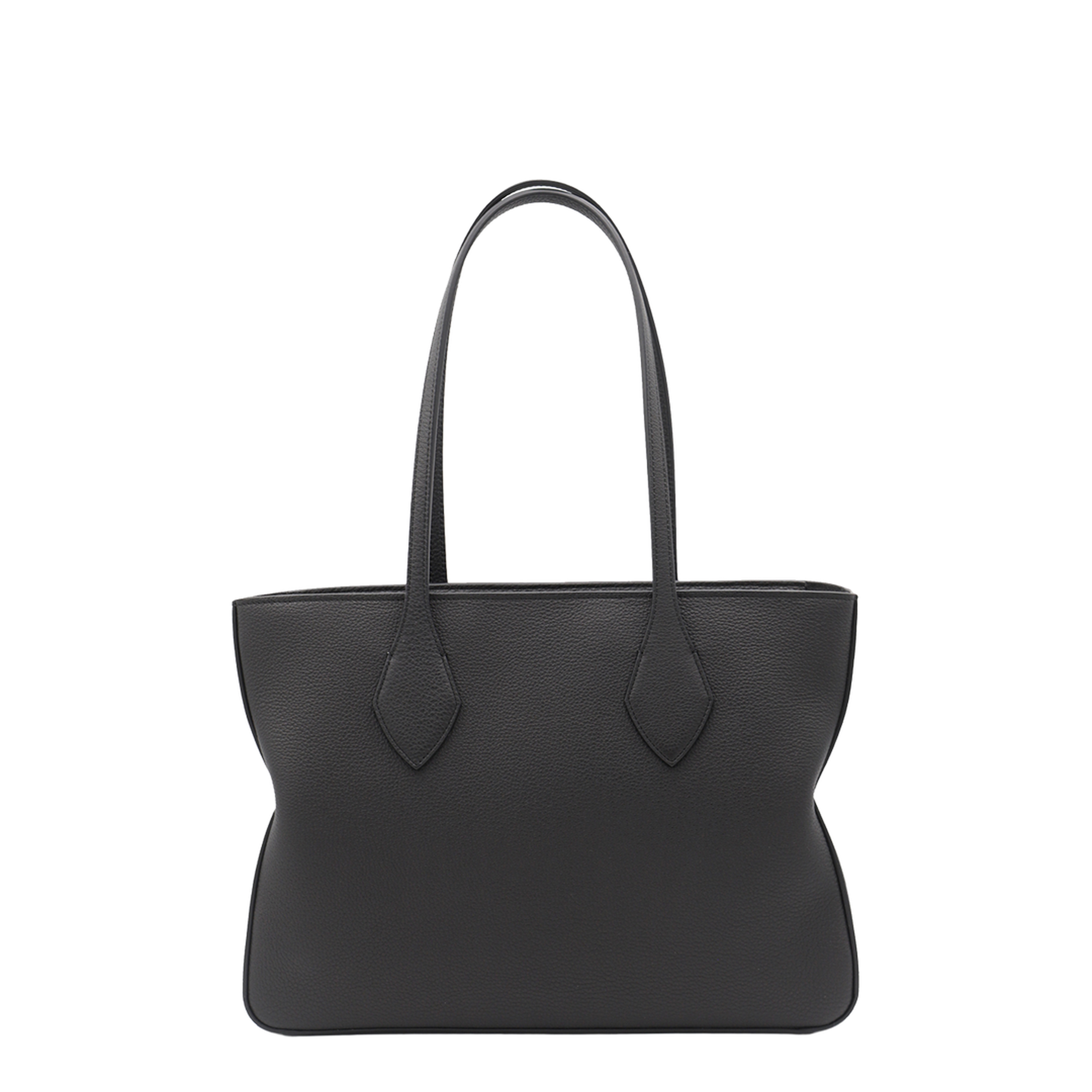 Ferragamo Black Leather Tote Bag