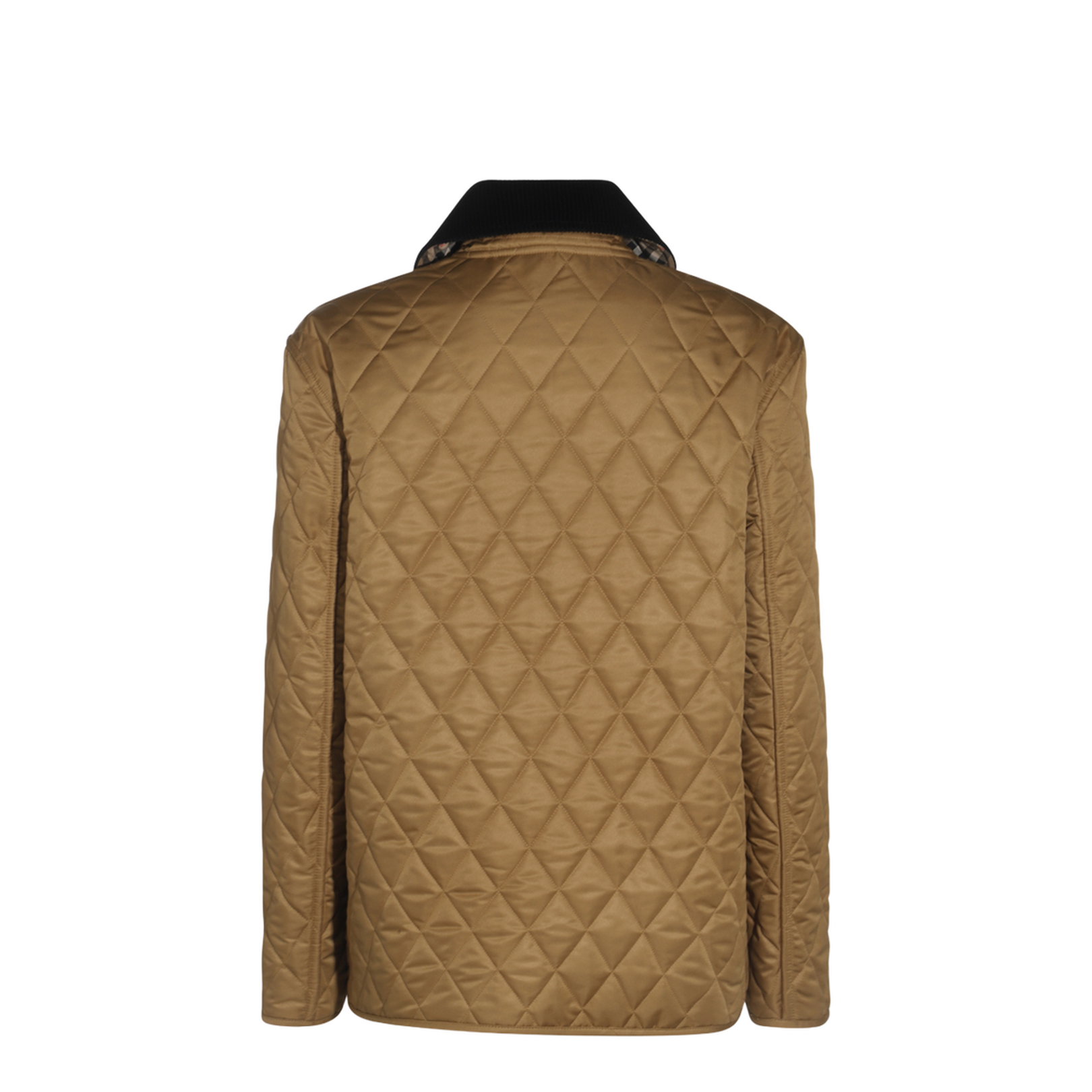 Quilted Jacket In Brown