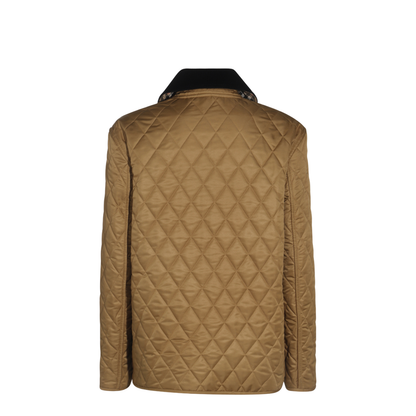 Quilted Jacket In Brown