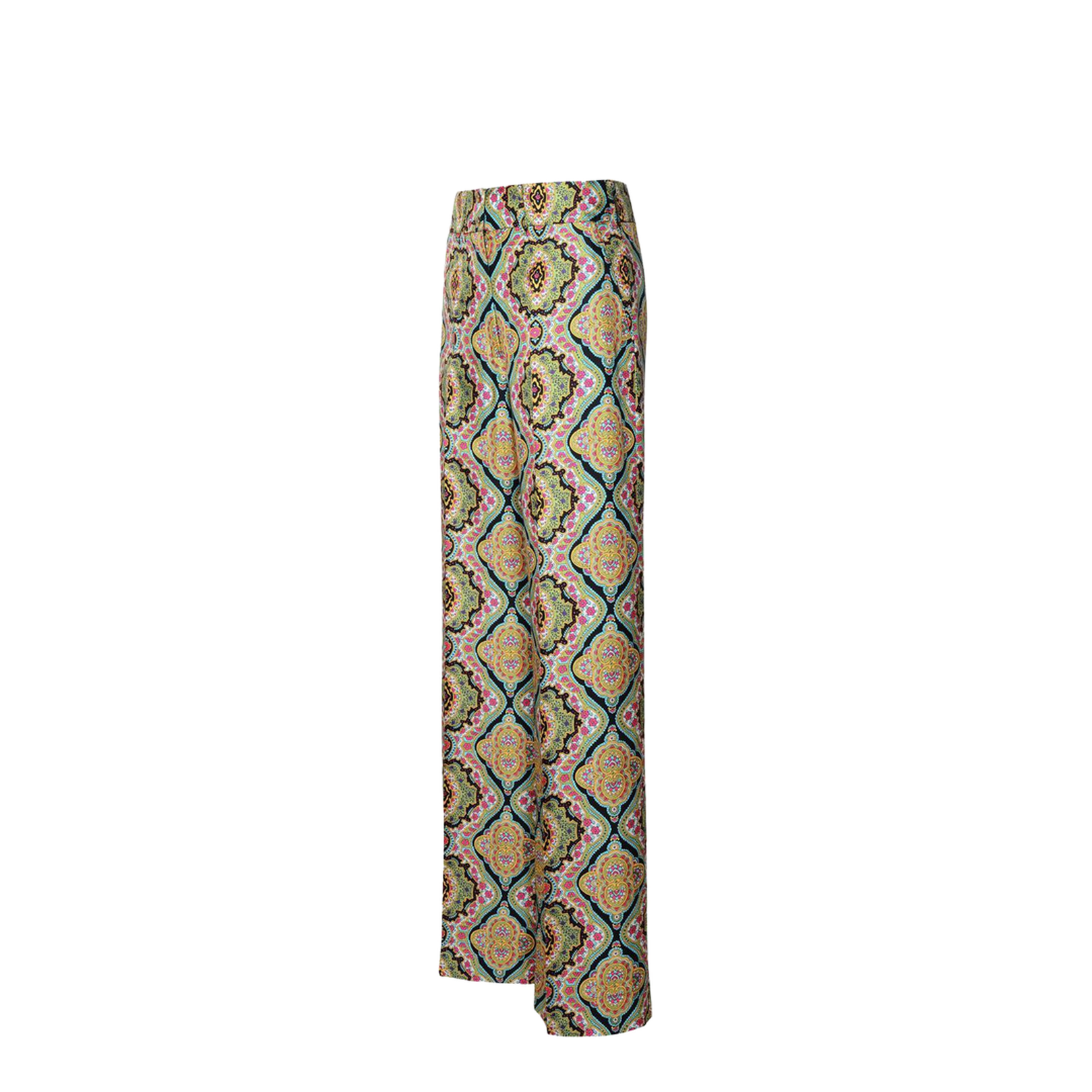 Multi Silk Trousers