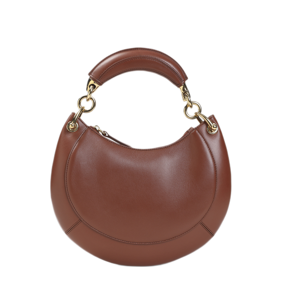 Banana Small Nappa Lambskin Handbag - Blushy Brown