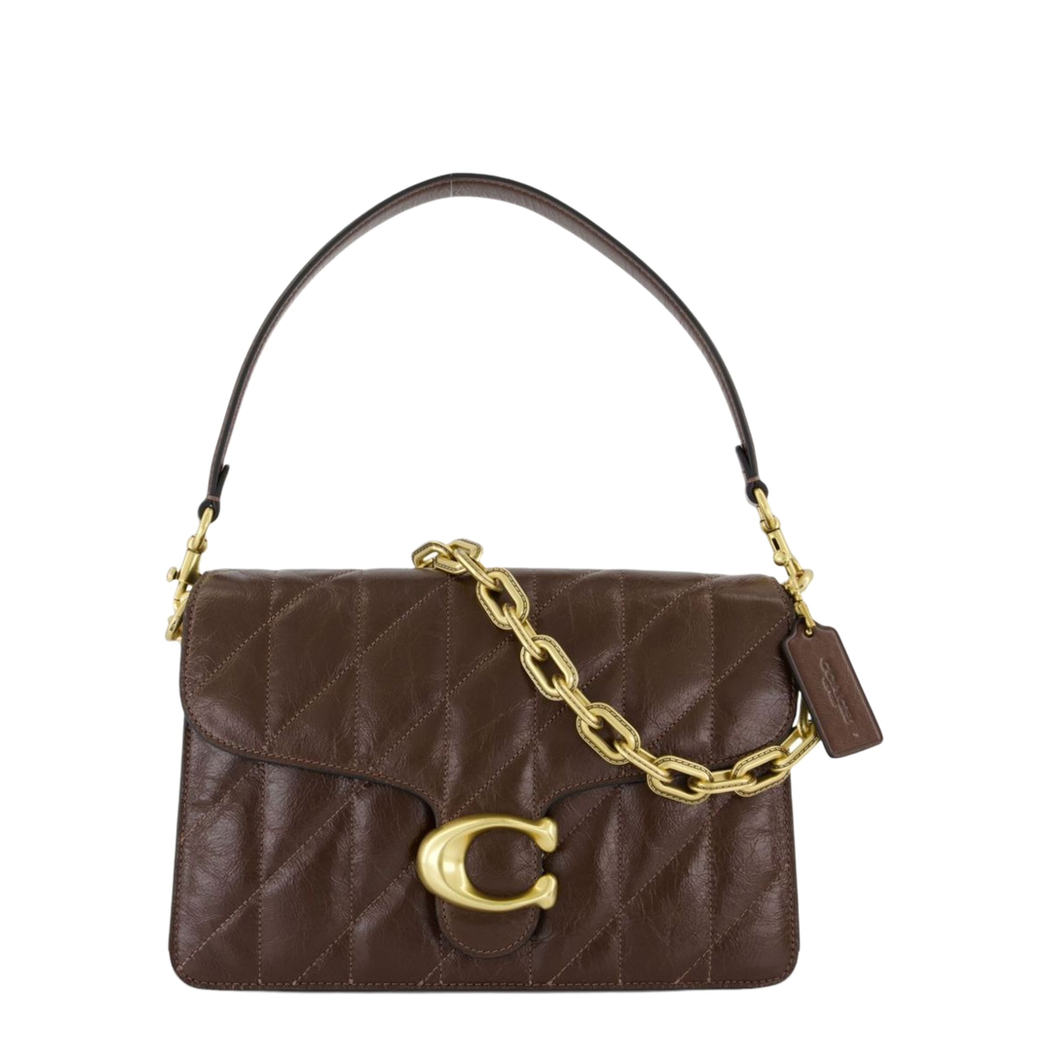 Chain Tabby Shoulder Bag With Quilting