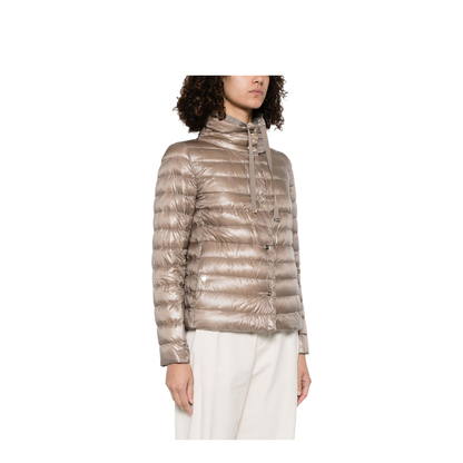 Reversible Puffer Jacket With High Collar