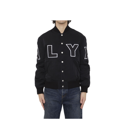 MAYFEYR - Alyx - Logo Varsity Bomber Jacket - AAMOU0377FA01BLK0001
