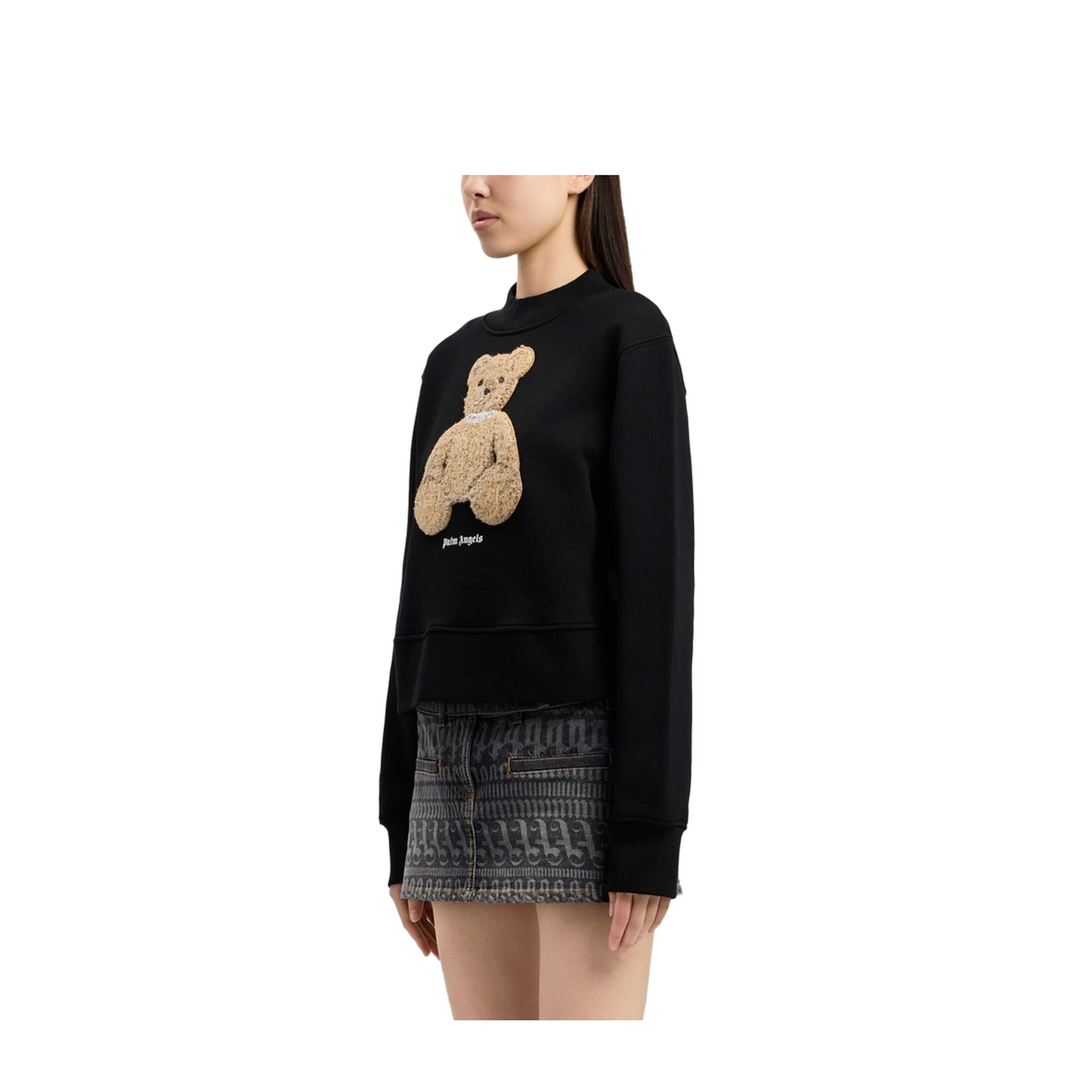 MAYFEYR - Palm Angels - Sweatshirt With A Distinctive Teddy Bear Motif - PWBA016S26FLE0061060