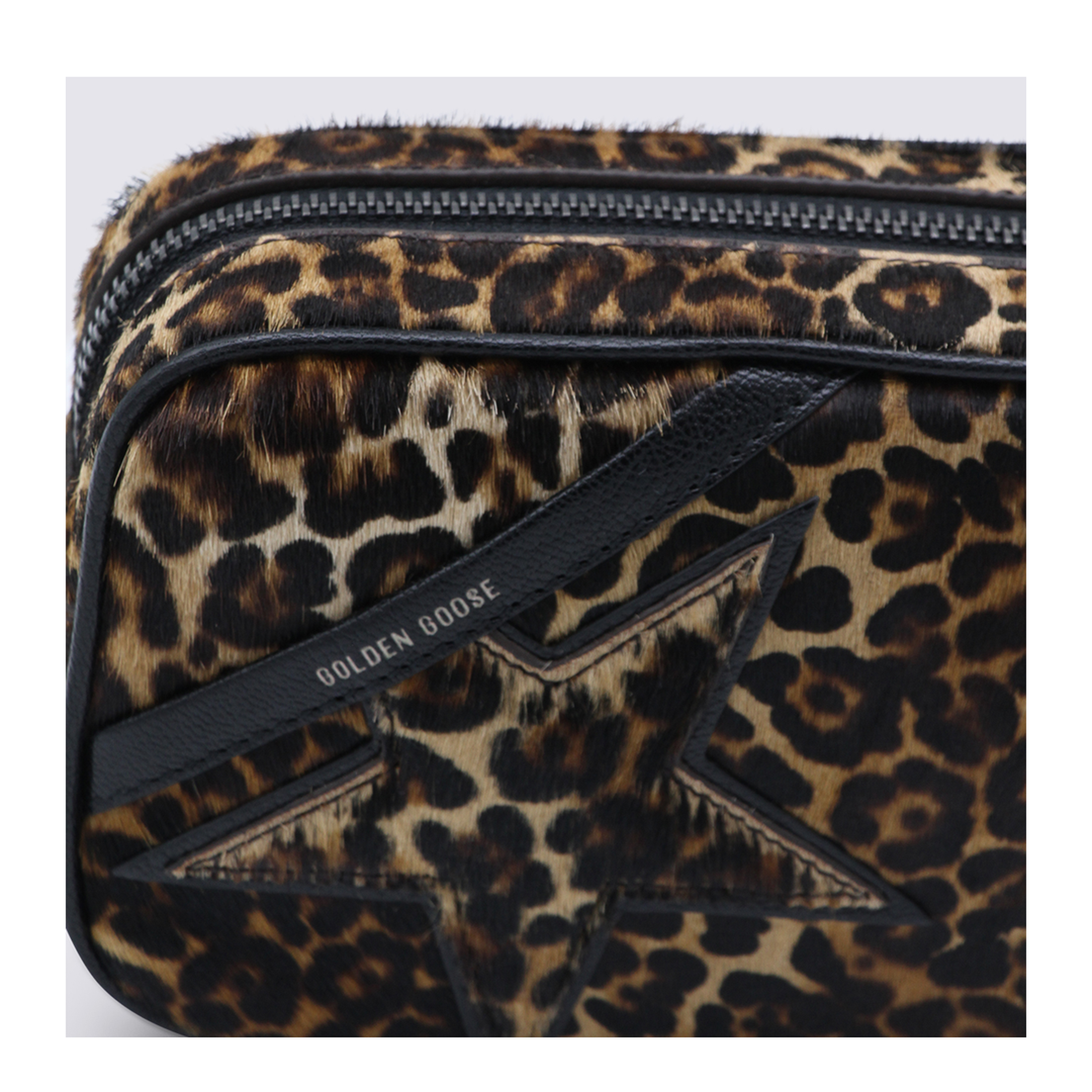 Mini Star Bag Mini Pony Skin Crossbody Bag - Beige, Brown and Black