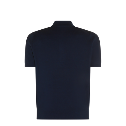 Button-Fastening Short-Sleeve Polo Shirt