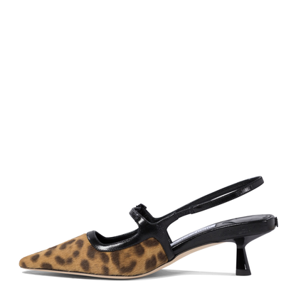 MAYFEYR - Jimmy Choo - Didi 45 Mm Slingbacks - DIDI45BXRNATURALBLACK