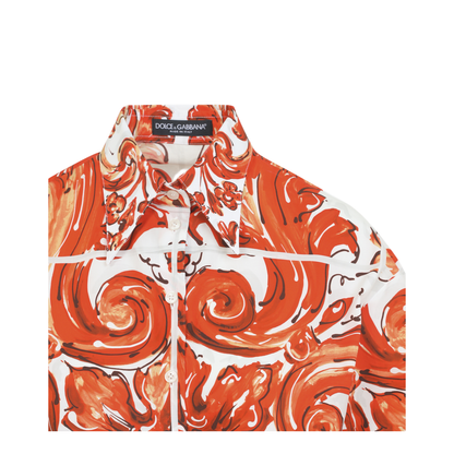 MAYFEYR - Dolce & Gabbana - Popeline Maiolica Shirt - F5S65TGDDRD