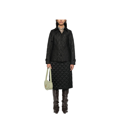 Quilted Jacket In Black