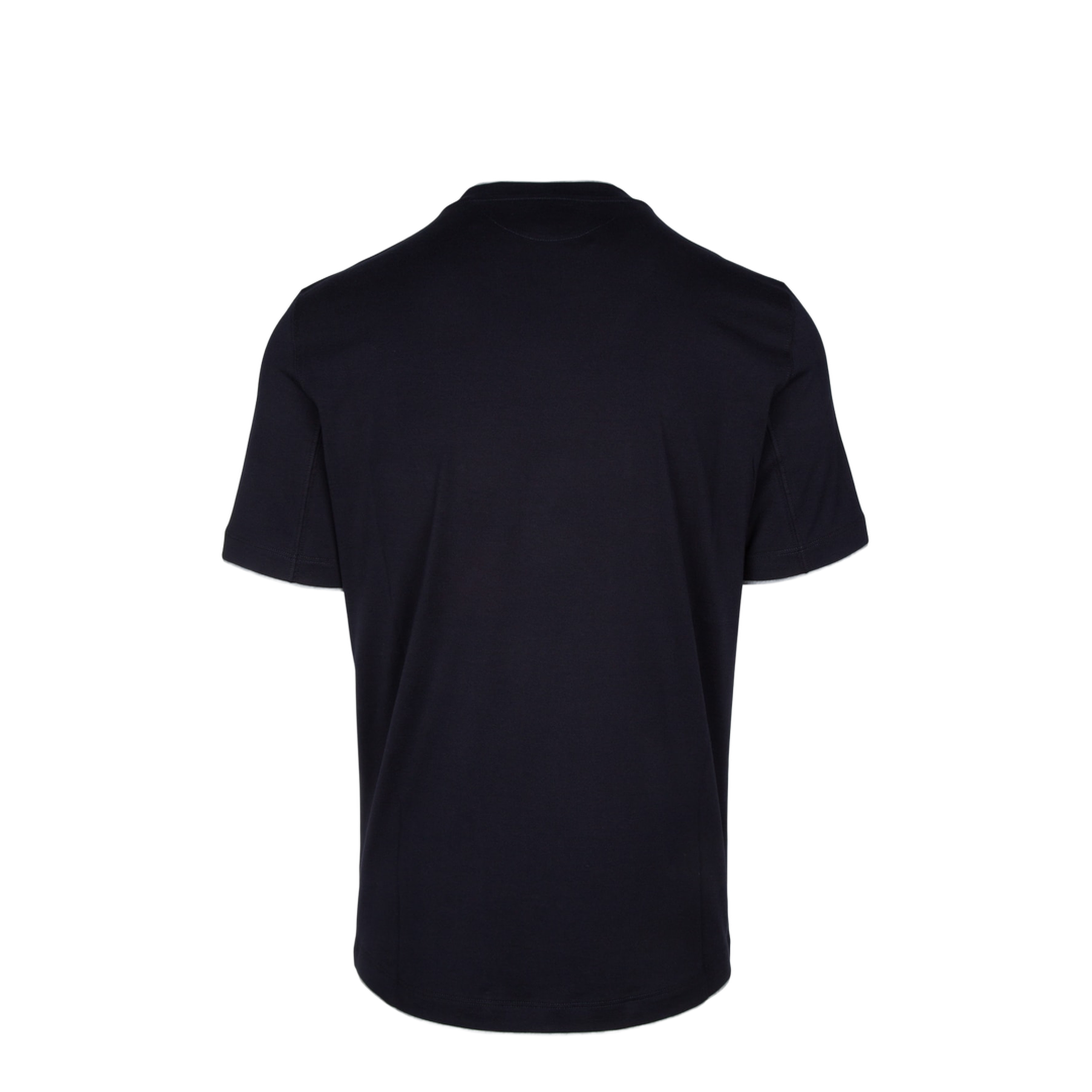 Crew-Neck T-Shirt With Faux-Layering