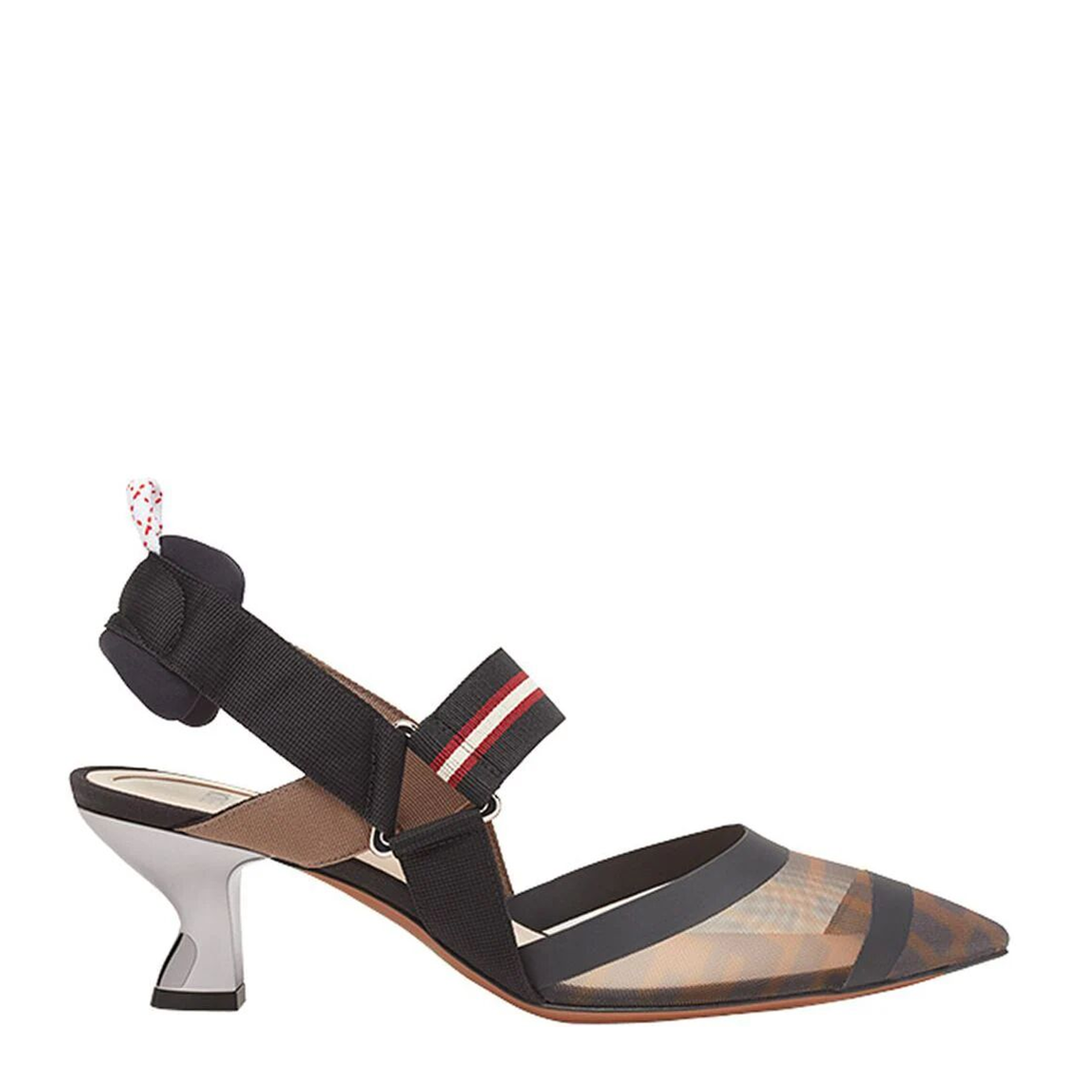 MAYFEYR - Fendi - Tech Mesh Colibrì Slingbacks - 8J6716A2D7F1OTR