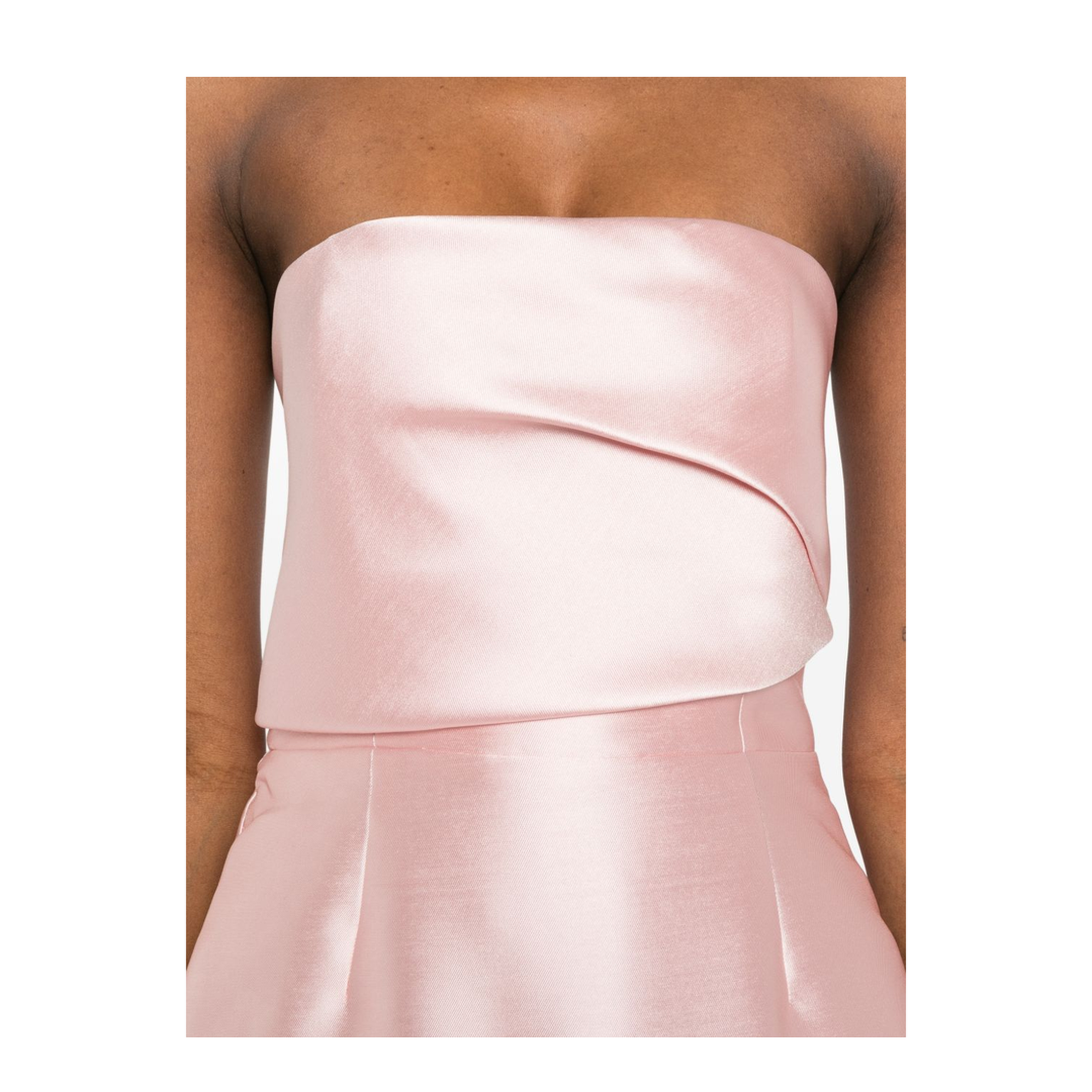 MAYFEYR - Solace London - Kiki Strapless Midi Dress - OS47047CAMELLIAPINK