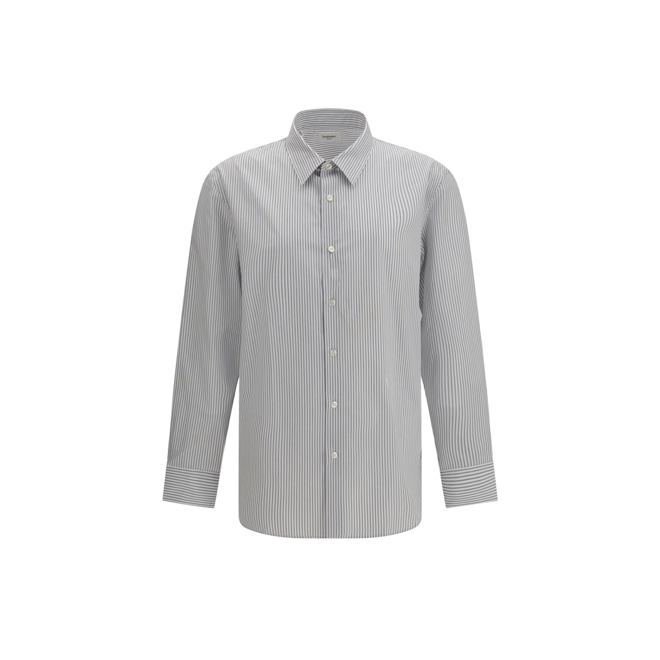MAYFEYR - Saint Laurent - Striped Shirt With Button Fastening - 859779Y2N03