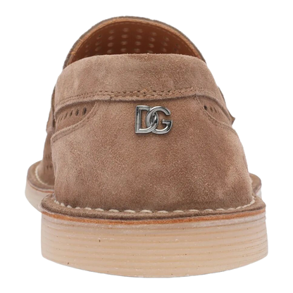 MAYFEYR - Dolce & Gabbana - Florio Perforated Suede Loafers - A50651A9T59