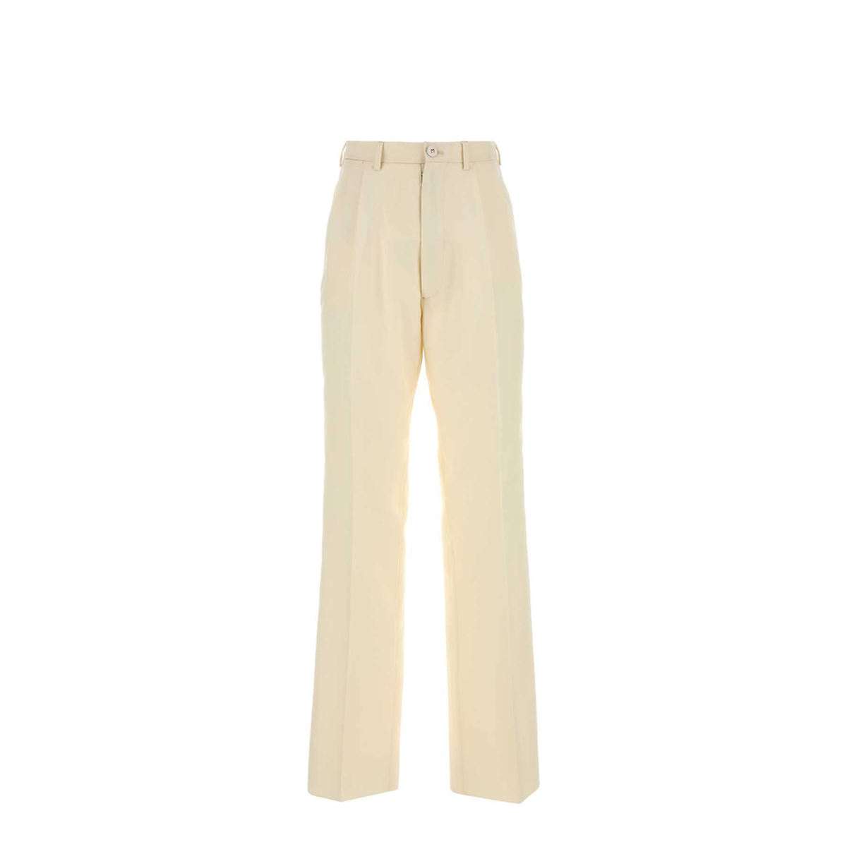 MAYFEYR - Maison Margiela - Cream Mohair Blend Pants - SI1KA0005S53902101