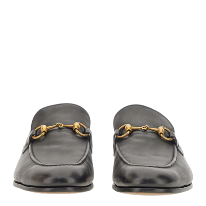 Black Leather Jordaan Loafer