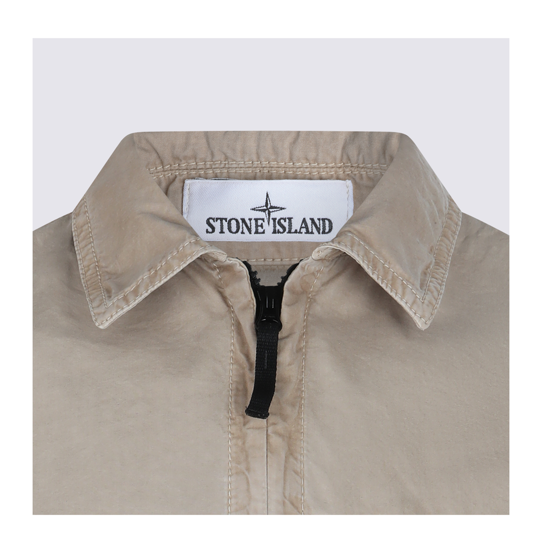 Brushed Organic Cotton Canvas Overshirt