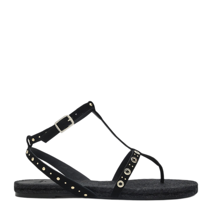 MAYFEYR - Castaner - Low Heeled Black Pati With Studs - 025737SU100