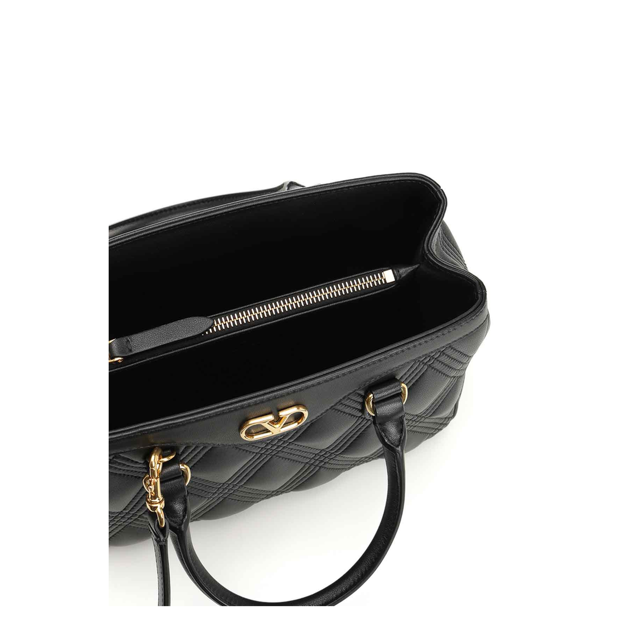 Black Leather Shoulder Bag
