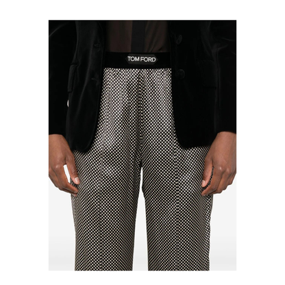 MAYFEYR - Tom Ford - Polka Dot Signature Silk Pj Pants - PAW397FAP236